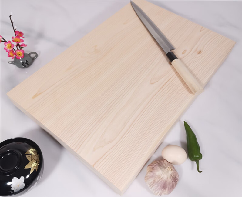 日本桧木砧板日本进口桧木砧板原实木抗菌切菜板水果面板日式高级料理