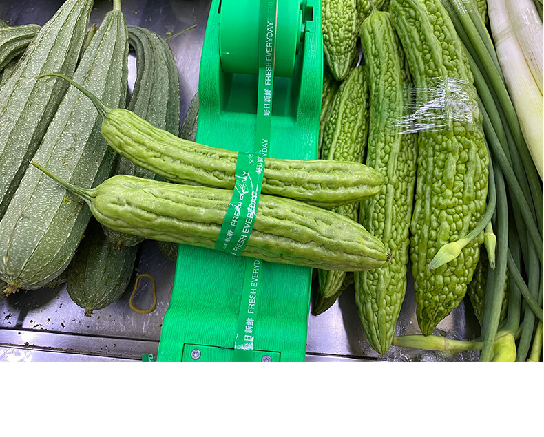 晨兴得 水果胶带蔬菜捆扎胶带每日新鲜绿色捆菜绑菜胶带活动促销特惠