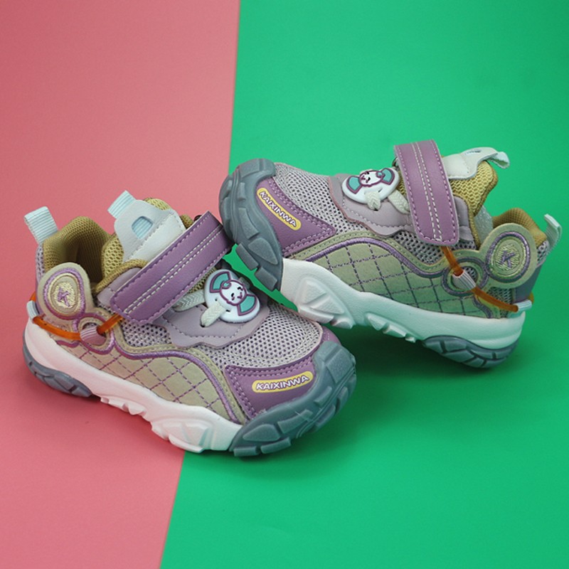 开心娃春秋款键康功能休闲宝宝鞋子减震矫正底防滑学步鞋男童女童运动