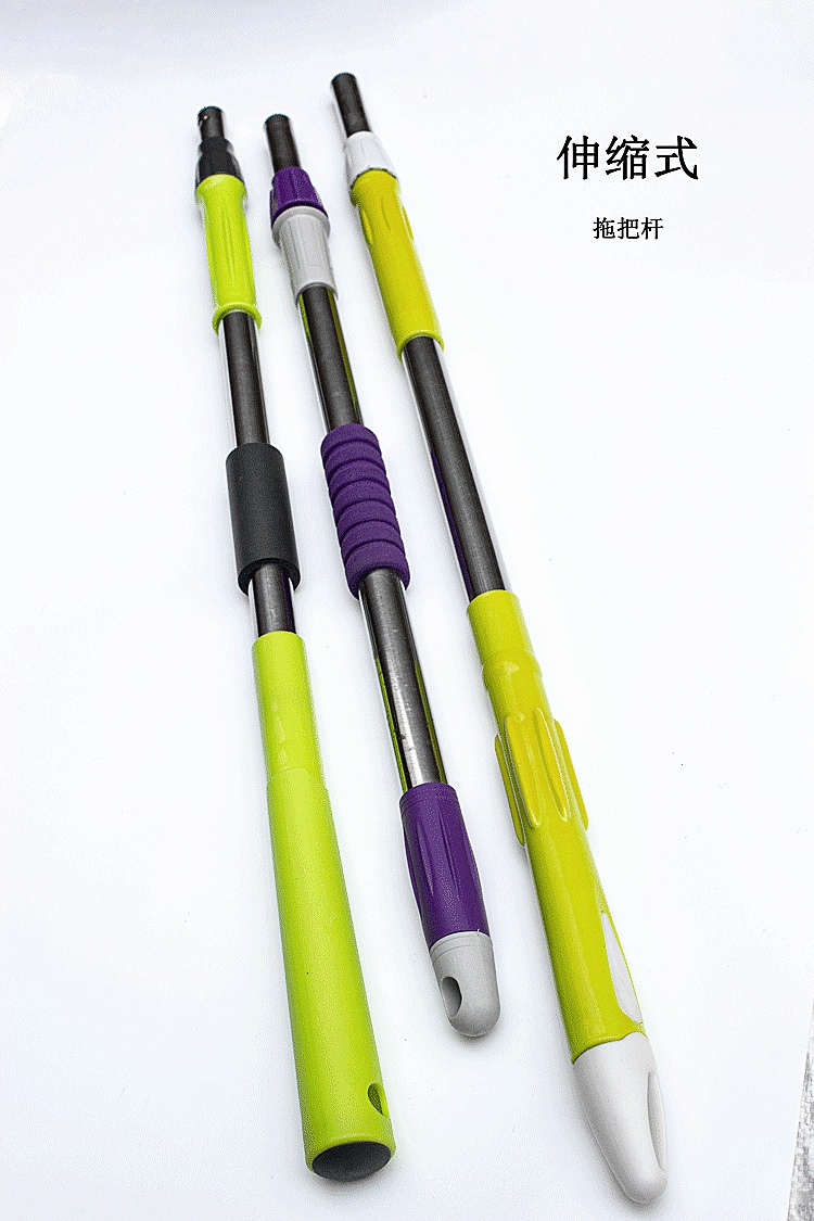 拖把竿旋转拖把杆免手洗拖布杆平板拖把杆替换懒人拖把把通用加厚墩布