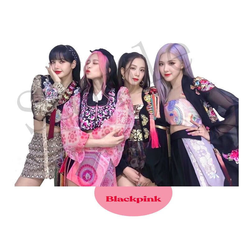 blackpink立牌周边透明双面亚克力站牌jennielisajisoo粉