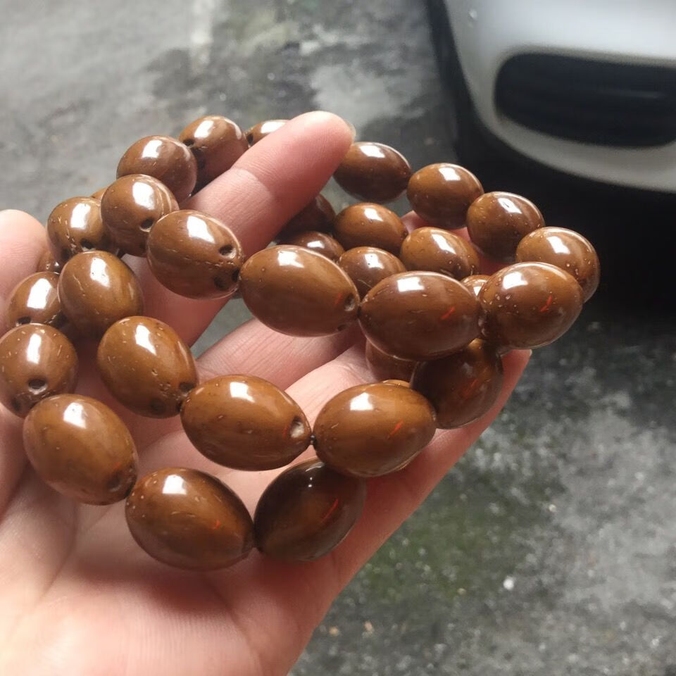 网红款天然紫金鼠菩提光珠手串招财鼠佛珠男女款菩提手链佛珠文玩手串