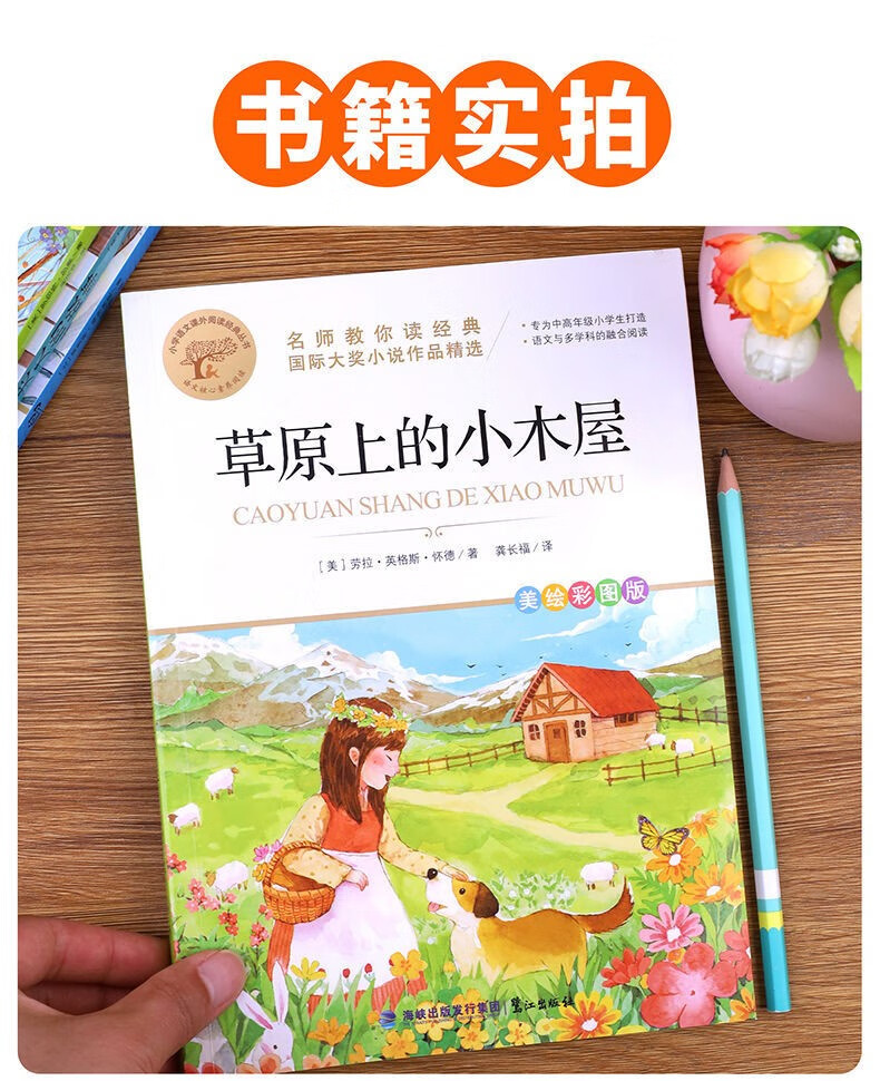 草原上的小木屋彩图版小学生课外阅读书草原儿童木屋文学作品故事书籍儿童故事书儿童文学作品 草原上的小木屋详情图片5