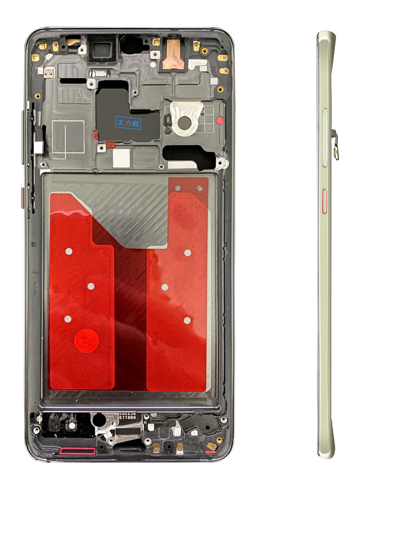 荧阙 适用中框华为mate20中框mate20前框金属边框 mate20 中框【黑色