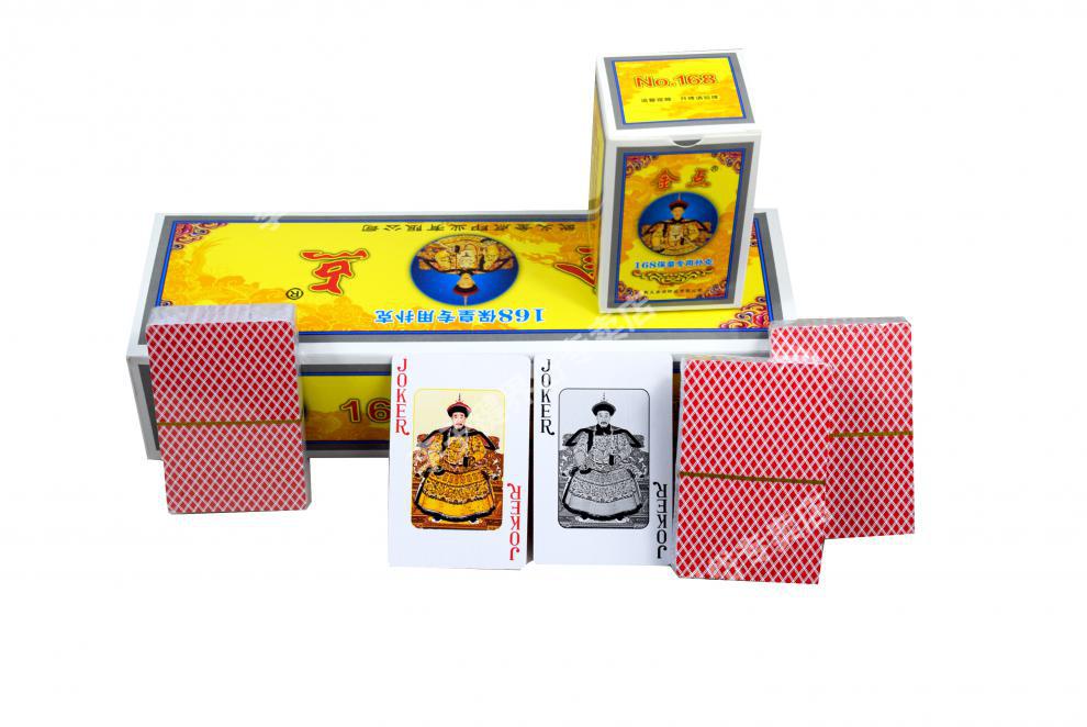 保皇用扑克牌168张扑克没无345大字款纸牌扑克四个王jc857一条五副每