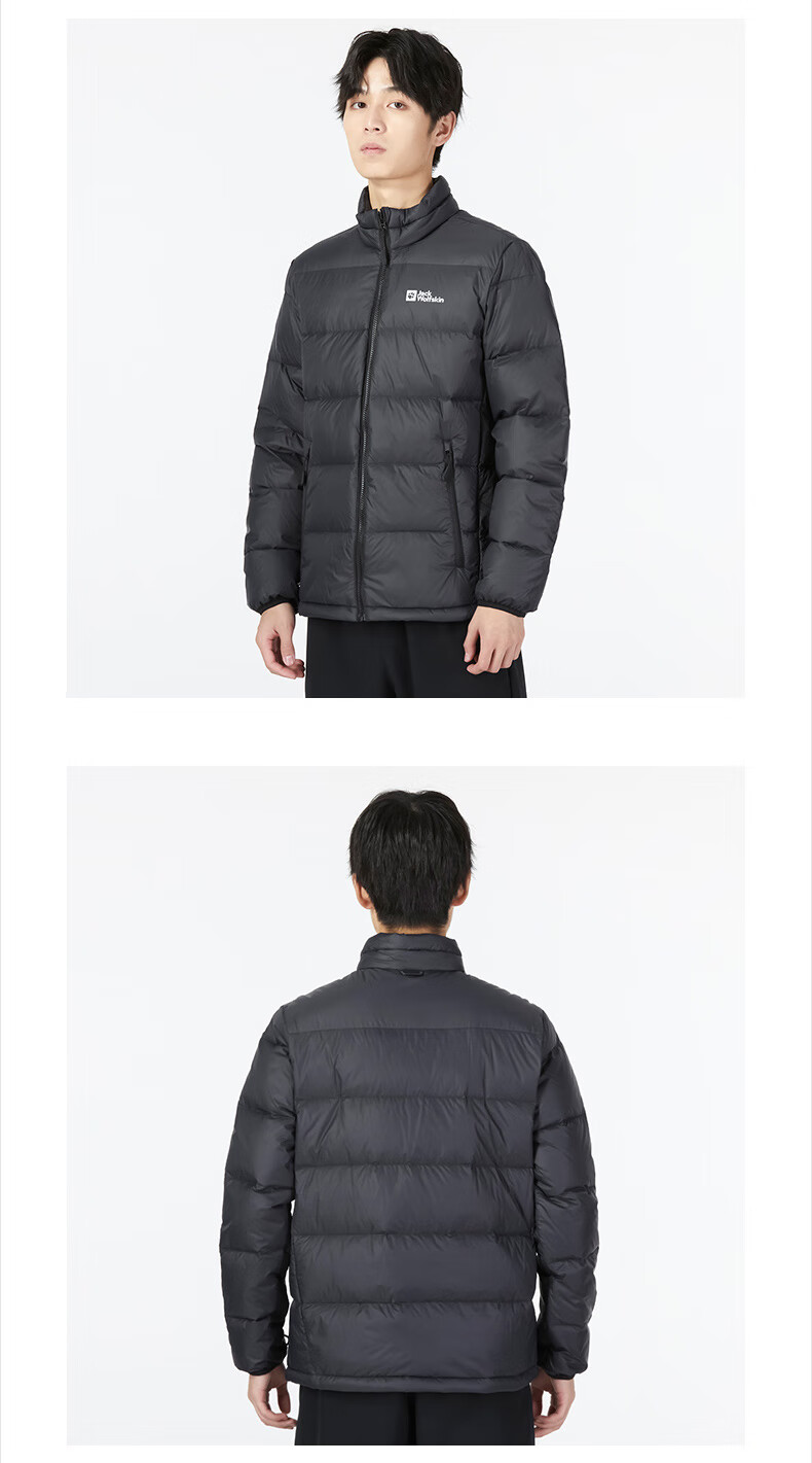 jackwolfskin狼爪夹克男22秋冬新品户外雷电系列600蓬白鹅绒内胆三