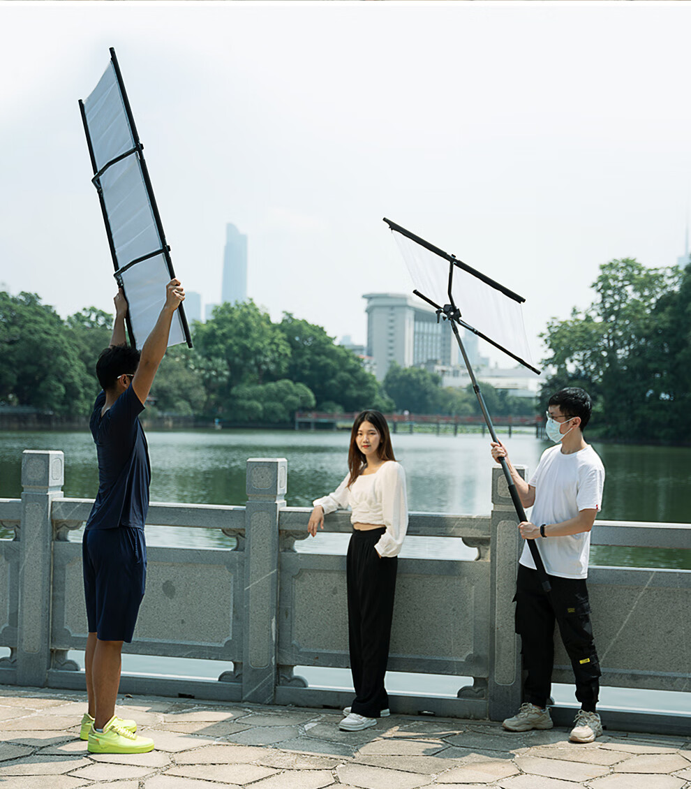 selens喜乐仕摄影反光板长方形七合一户外直播便携折叠柔光屏外景拍摄