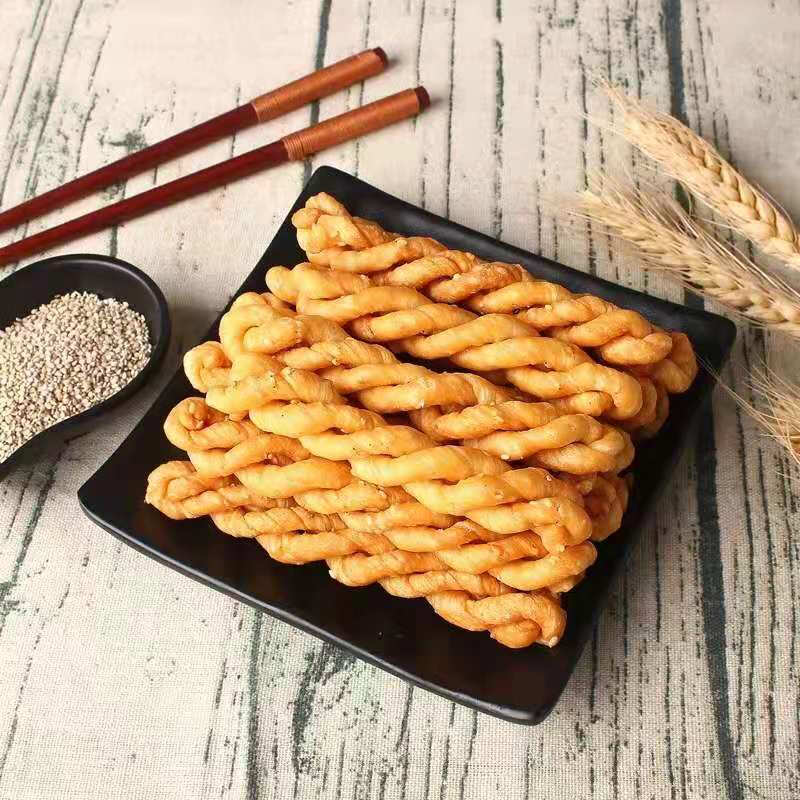 张培仁贡麻花河南商丘民权麻花庄特产第八传人张培仁贡麻花16包70克