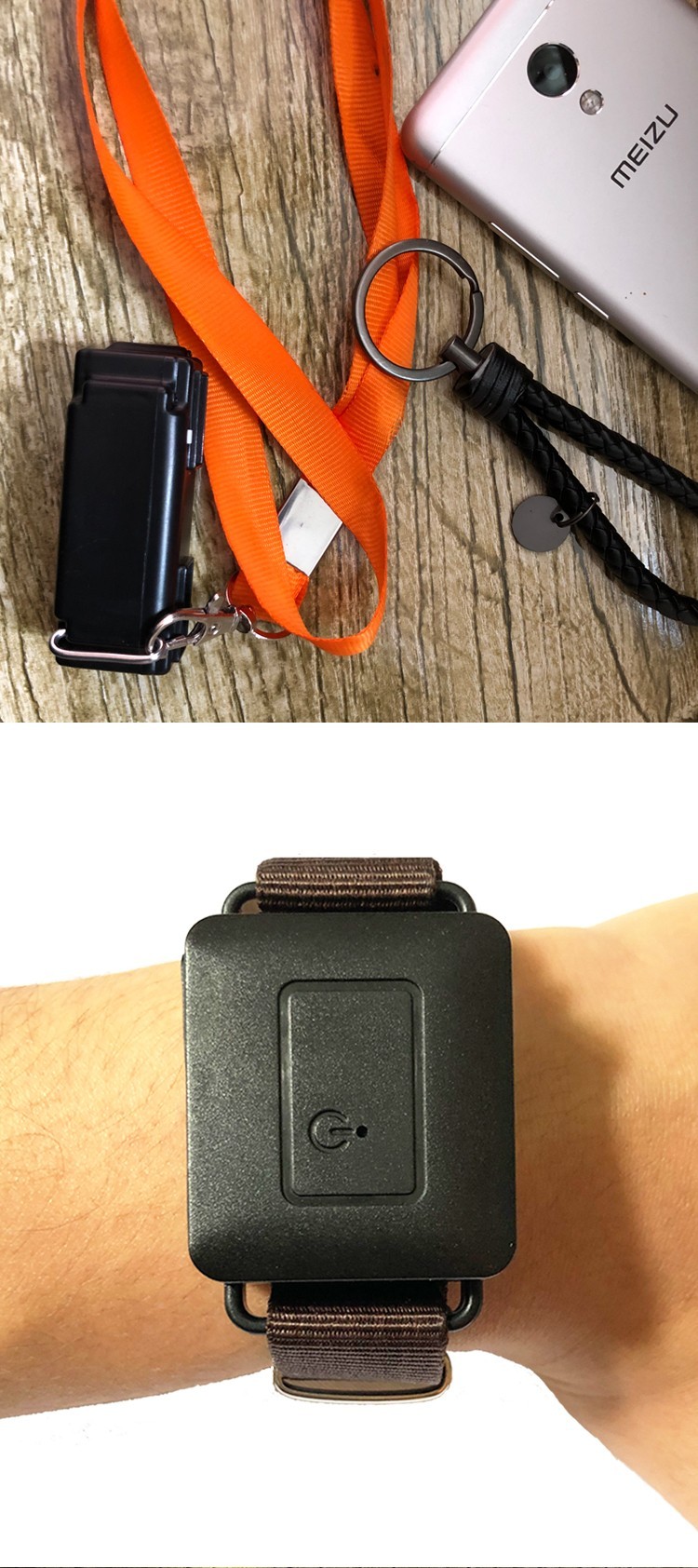 纽曼老人定位器gps防丢器老年人痴呆防丢失走失手环小型防水长久待机 