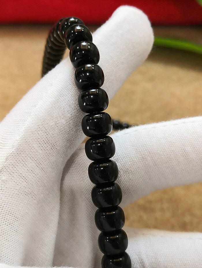 豪珠蒂王级丨老型桶全手工原生态印尼老椰蒂108佛珠念珠长串手链蒂王