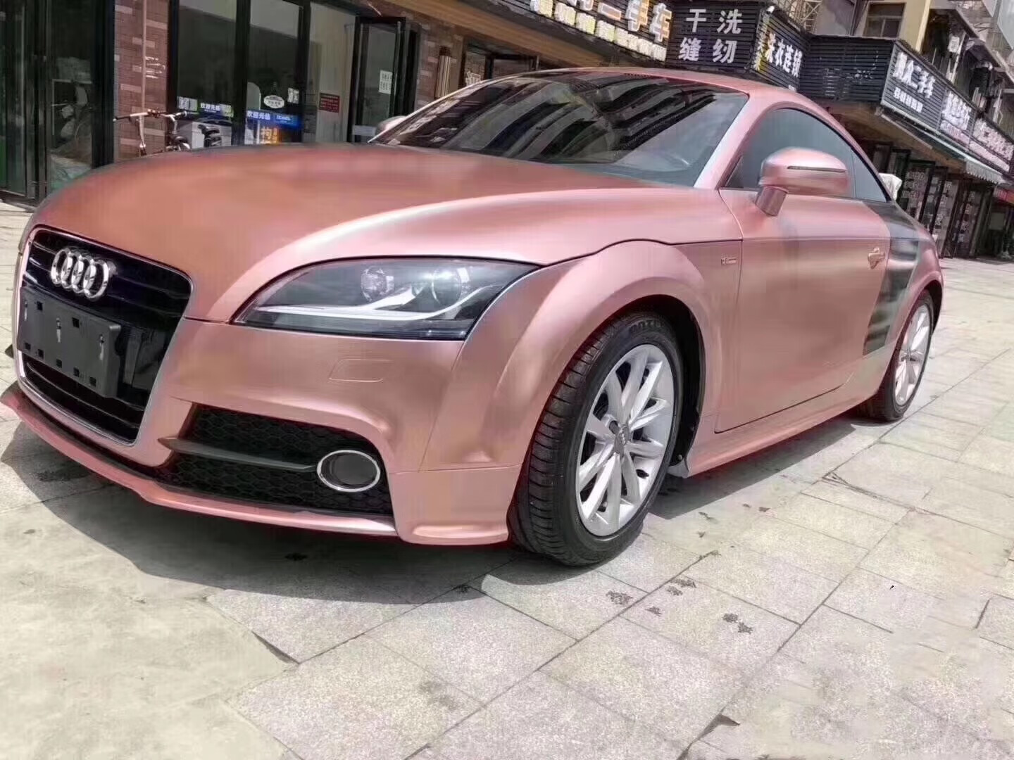 汽车改色膜全车膜改装电镀膜车身改色膜车顶贴纸改色贴膜 拉伸强-电镀