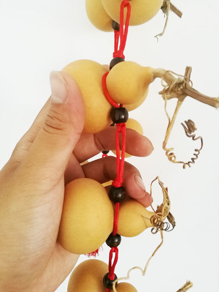 家居风水葫芦挂件天然小葫芦带龙头手捻文玩手把件葫芦串葫芦带龙头1