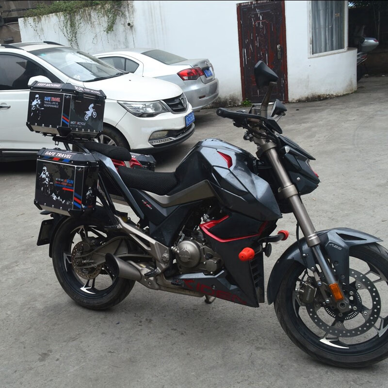 军宸适用于启典150u边箱尾铝合金后备箱行李箱g1/2三箱改装支尾架 150