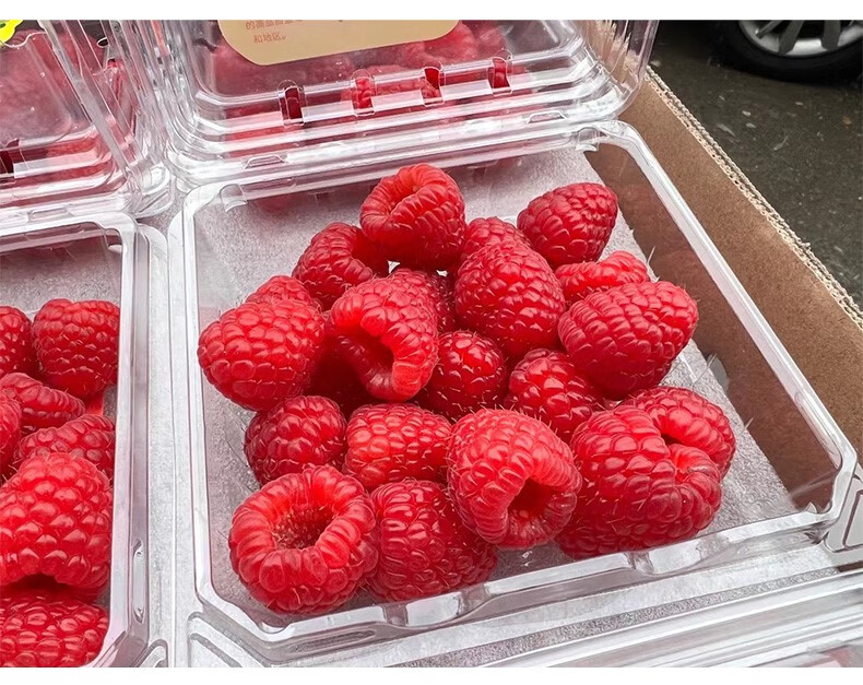 顺丰现货新鲜云南怡颗树莓红树莓山莓大果每盒125克稀少水果 4盒 大果