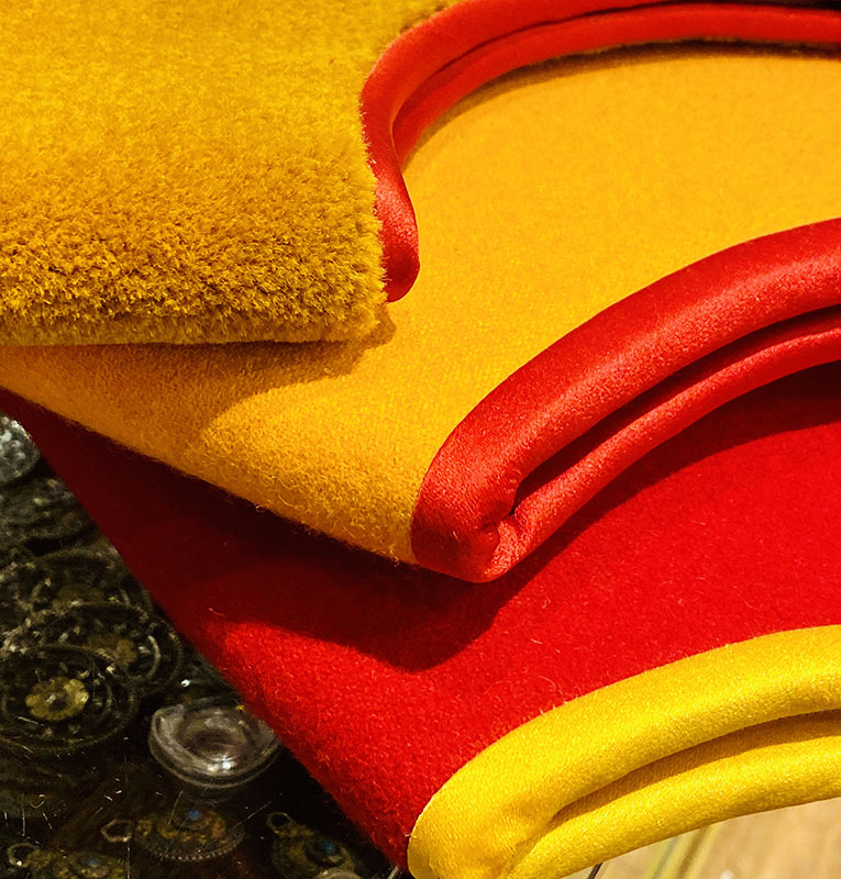 尼泊尔工艺佛教法帽鸡冠帽 喇嘛帽 僧帽 法帽 断法帽 黄色 法帽 纯