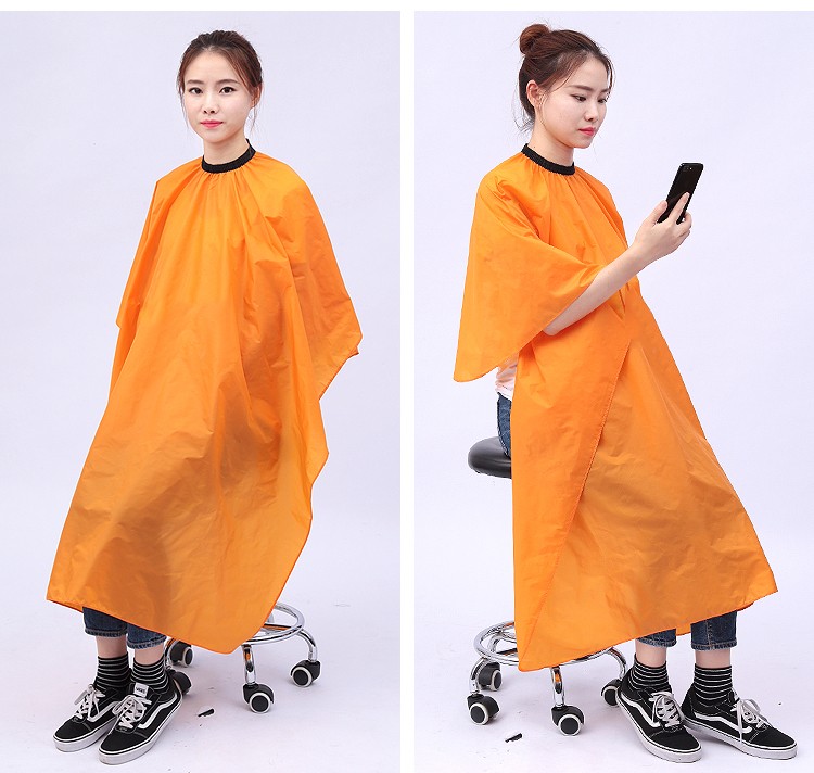 理发围布防水不沾发剪头发的剃头围兜发廊理发店焗油烫发染发家庭款