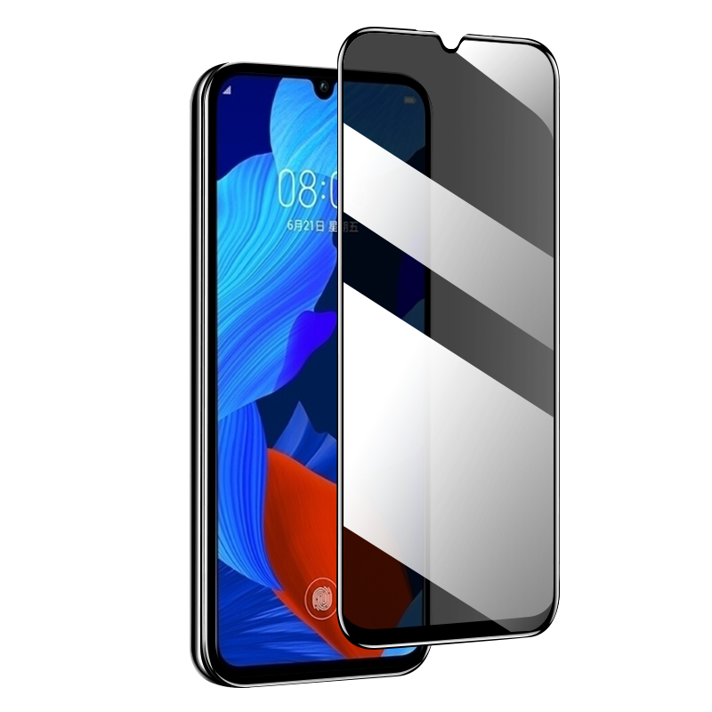 亚伊美适用华为nova5防窥钢化膜华伟seaal00型号手机贴莫tloo玻璃莫