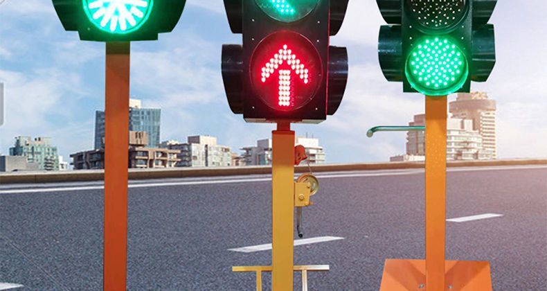 交通信号灯红绿灯移动红绿灯信号灯太阳能红绿灯临时驾校道路施工3008