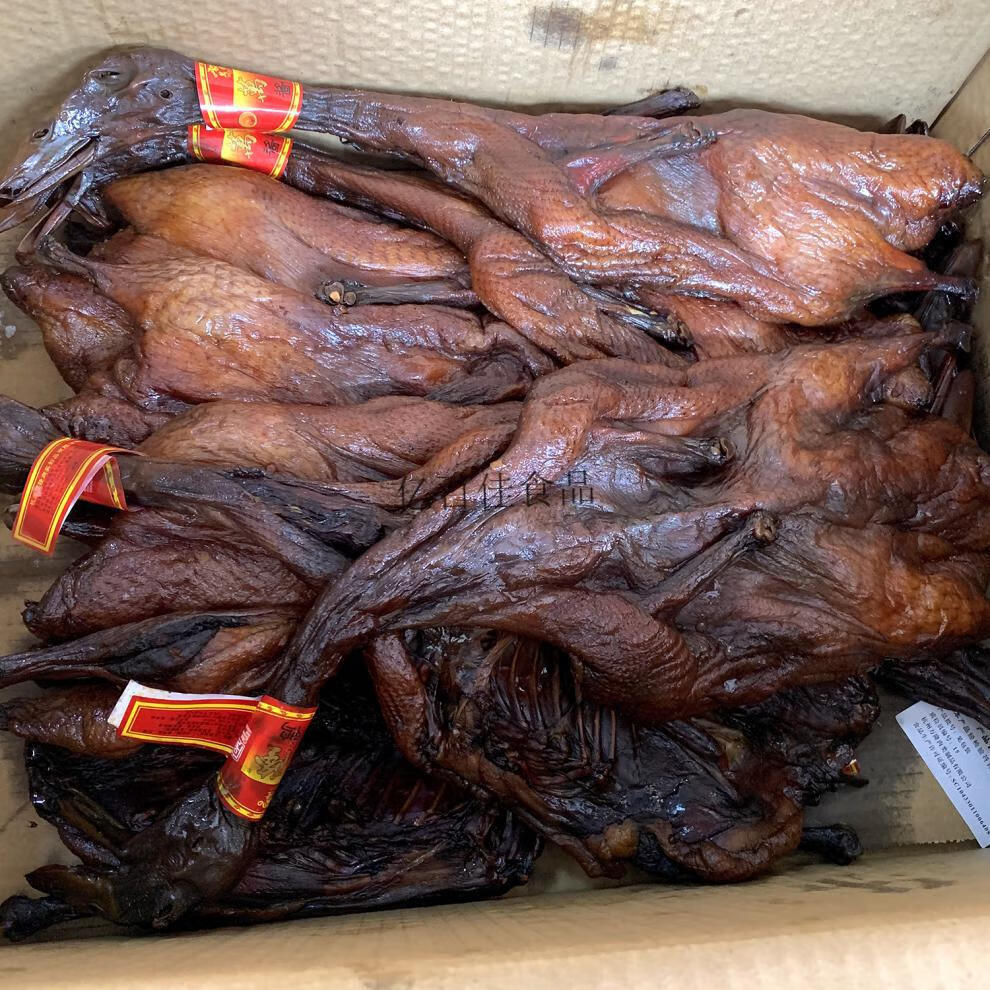 【生鲜散装】杭州特产万隆酱鸭无爪鸭 整只新鲜酱板鸭 万隆酱鸭 3只