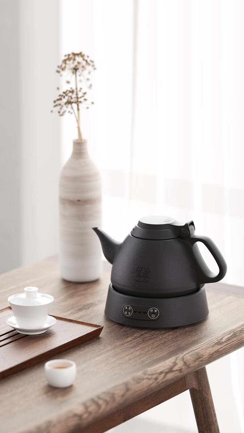 吉谷kkouta008塔电热水壶304不锈钢恒温烧水壶热水壶家用保温电水壶电