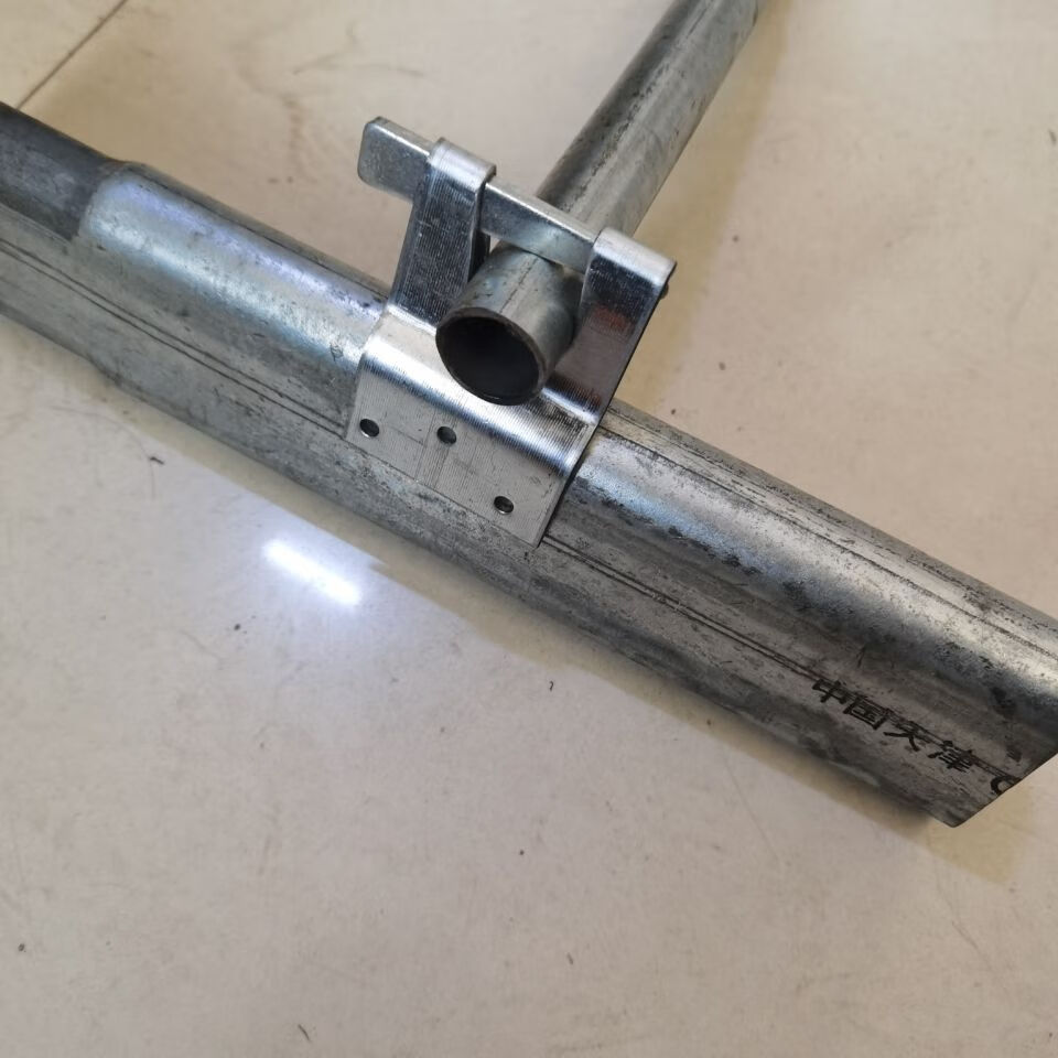 大棚配件 椭圆管卡子 十字卡 温室卡扣 椭圆管十字连接 镀锌材质 30宽