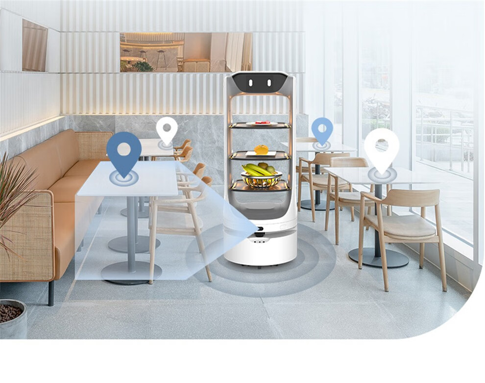 鑫盈浩方/xyhaofang送餐机器人酒店餐厅饭店智能送餐传菜端菜跑堂自动