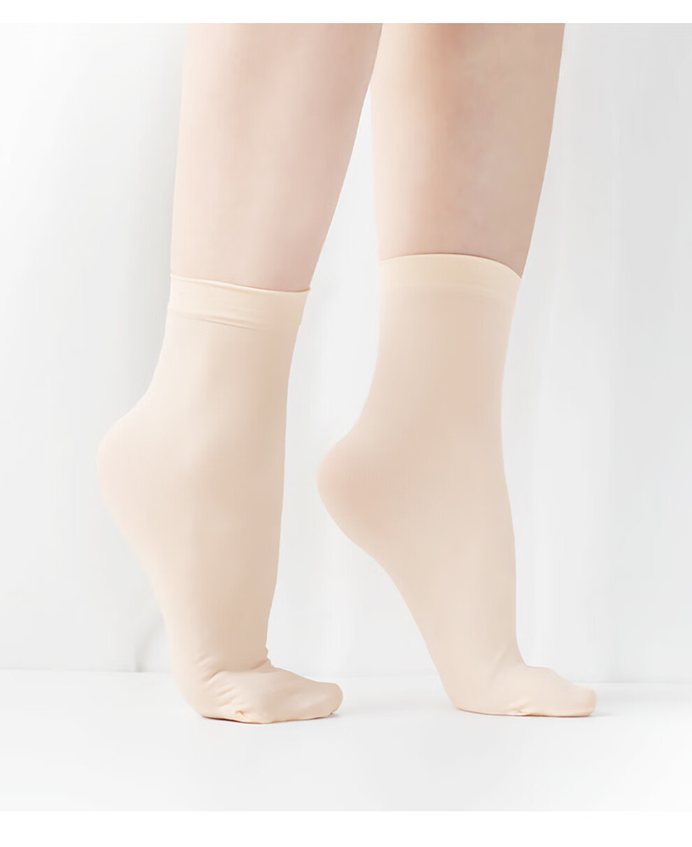 儿童舞蹈袜短袜女芭蕾舞专用袜子女童春秋季白色透气跳舞练功丝袜白色