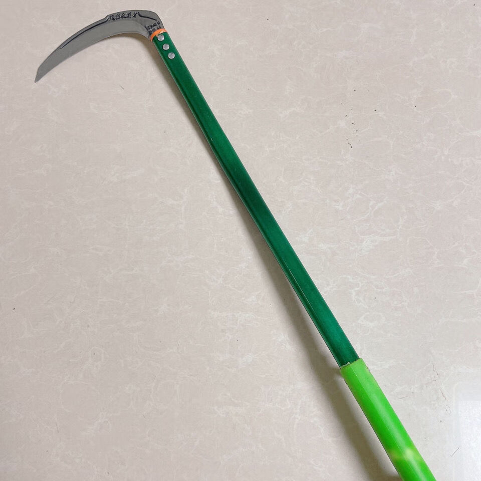 锰钢镰刀锋利农用秋收割玉米专用长柄打草刀割麦子农用工具右手锰钢