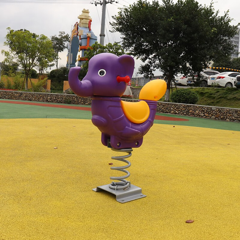 幼儿园户外公园小区儿童摇马室外游乐设施双人弹簧跷跷板摇摇乐组合