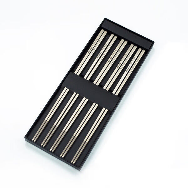 纯钛筷子钛合金筷子防霉纯钛筷子家用筷子套装加长筷子钛勺子钛叉子