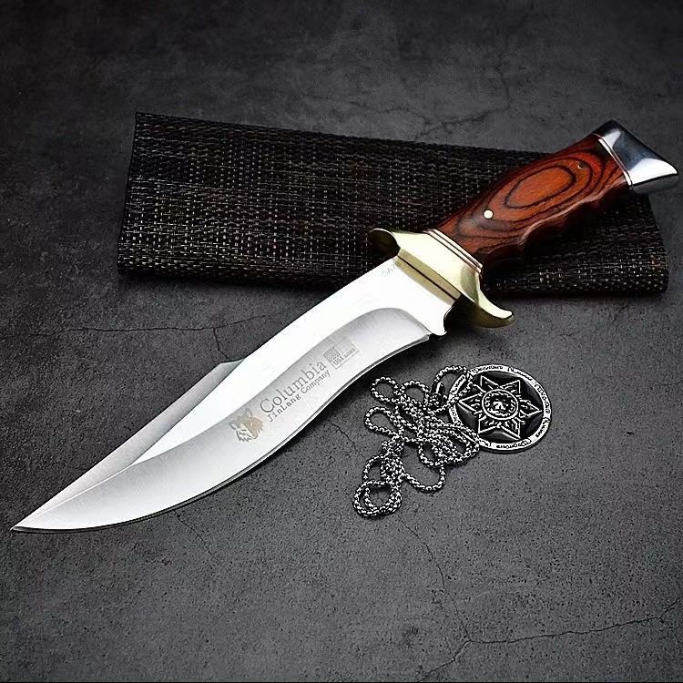 尼泊尔军弯刀sa78刀具防身军工刀户外小刀高硬度直刀求生刀野外生存