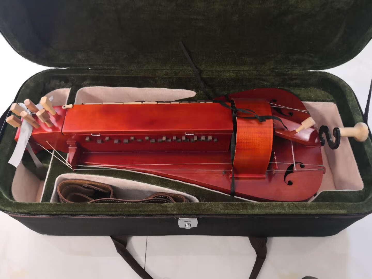 【品质好物】手摇风琴绞弦琴 摇弦琴 6弦24键手摇风琴制作 鸟眼【图片