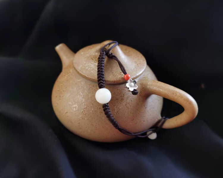 全新升级【好物】茶壶盖防摔绳中式茶壶盖防摔绳拴绑壶绳紫砂壶盖绳子