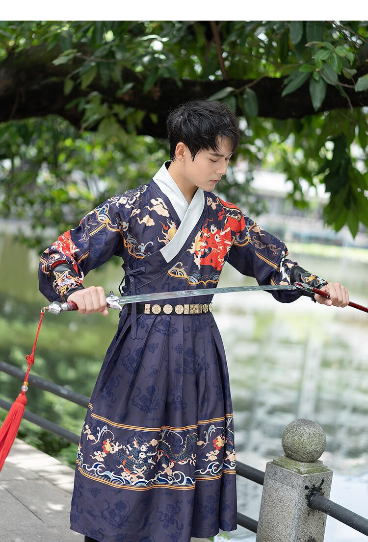 出租汉服男飞鱼服锦衣卫中式婚礼明制伴郎服兄弟装汉婚伴郎伴娘服