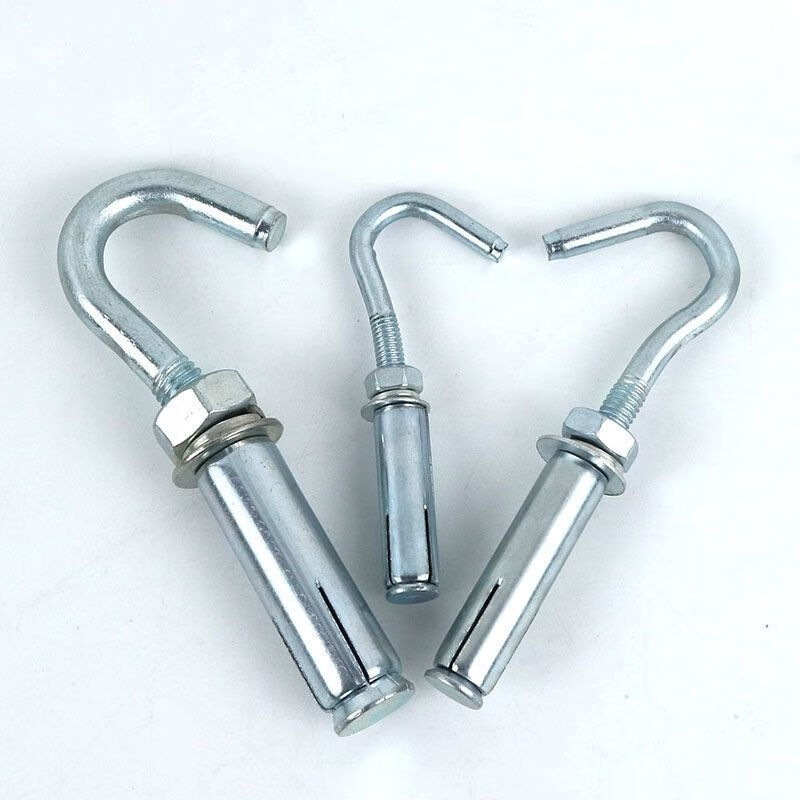 带钩膨胀螺丝带挂钩镀锌加长膨胀钩膨胀勾膨胀挂钩拉爆钩膨胀螺栓 m6 
