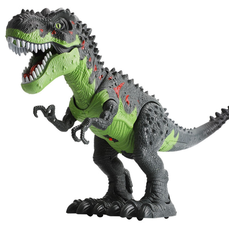 电动恐龙仿真小动物霸王龙机械龙侏罗纪男孩玩具模型会走路下蛋新年
