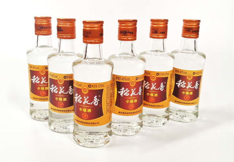 稻花香珍品 稻花香白酒小瓶酒/125ml粮珍品42度湖北特产 6瓶装【图片