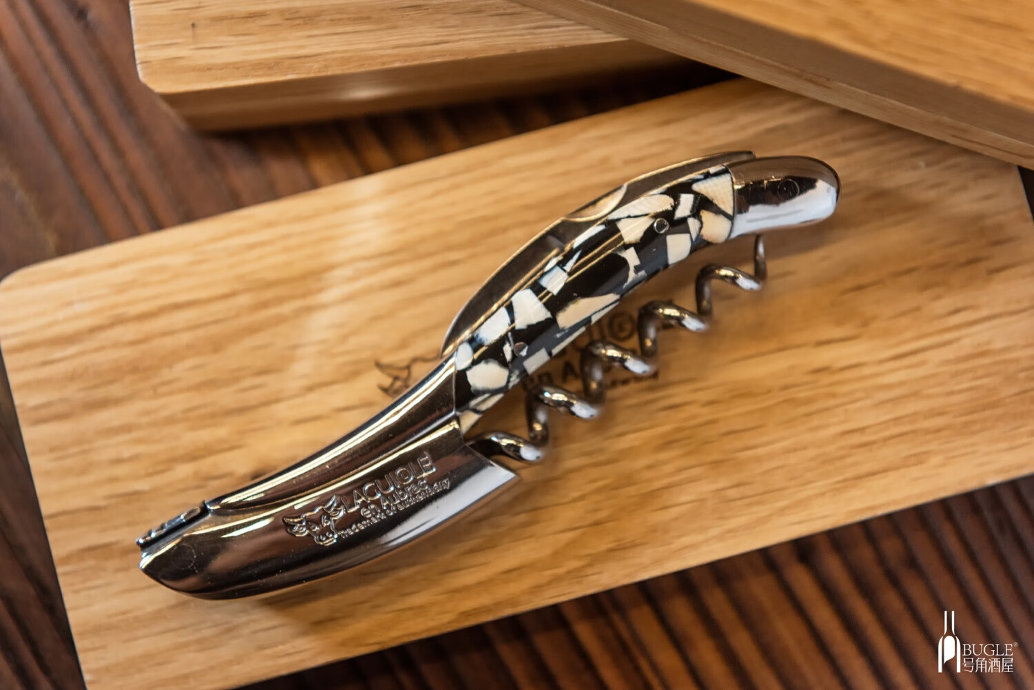 法国手工拉吉奥乐酒刀laguioleenaubrac海马开瓶器启瓶器骑士版牛角