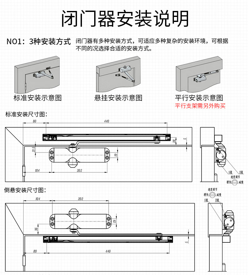 闭门器注油示意图图片