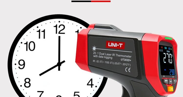 优利德(uni-t)ut302d  红外测温仪 点温仪 测温枪 ut302d 【图片 价格