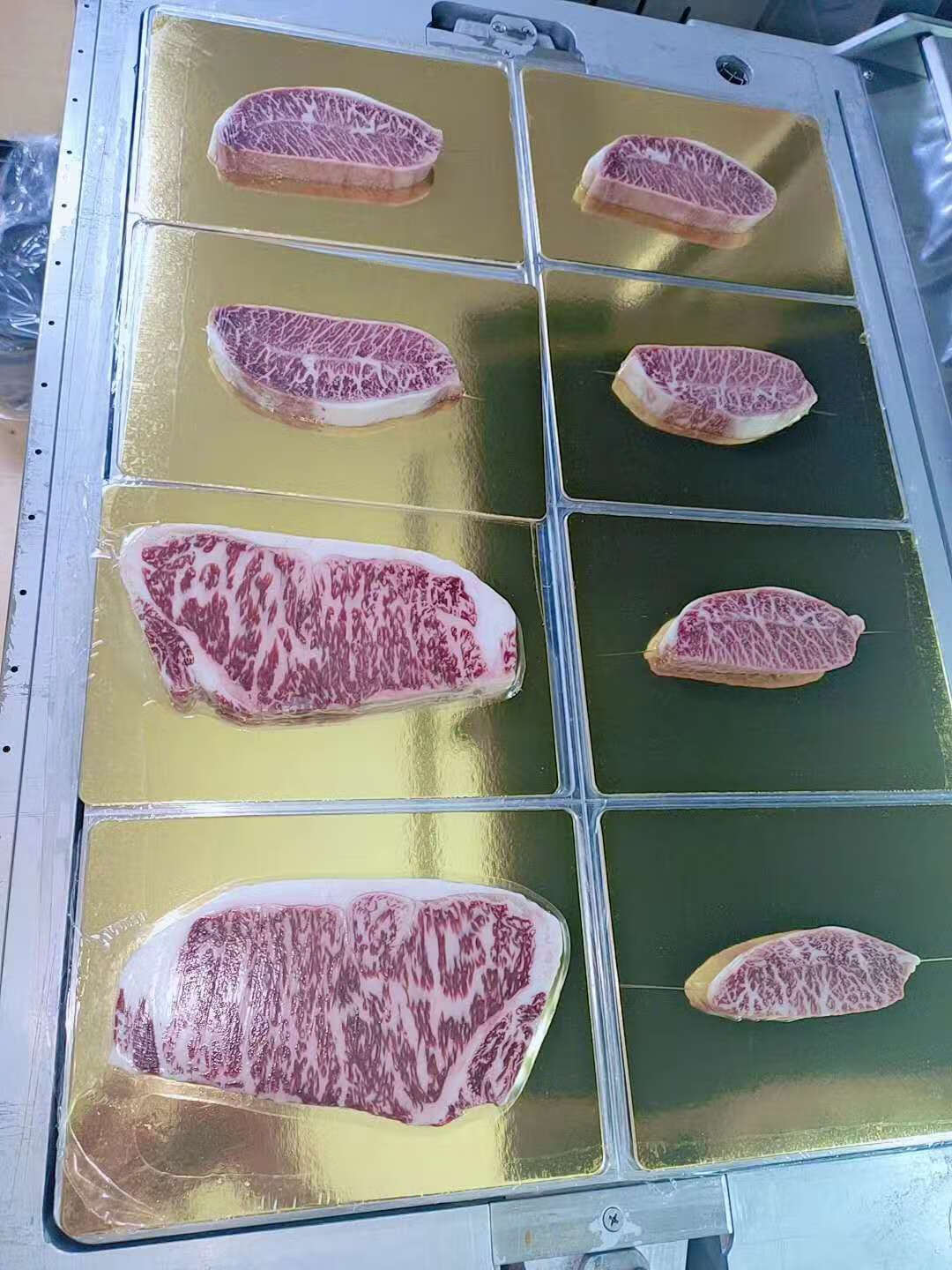 澳州m9 和牛雪花西冷牛排500g顺丰纯血原切厚切wagyu顺丰 料橙伯乐 m9