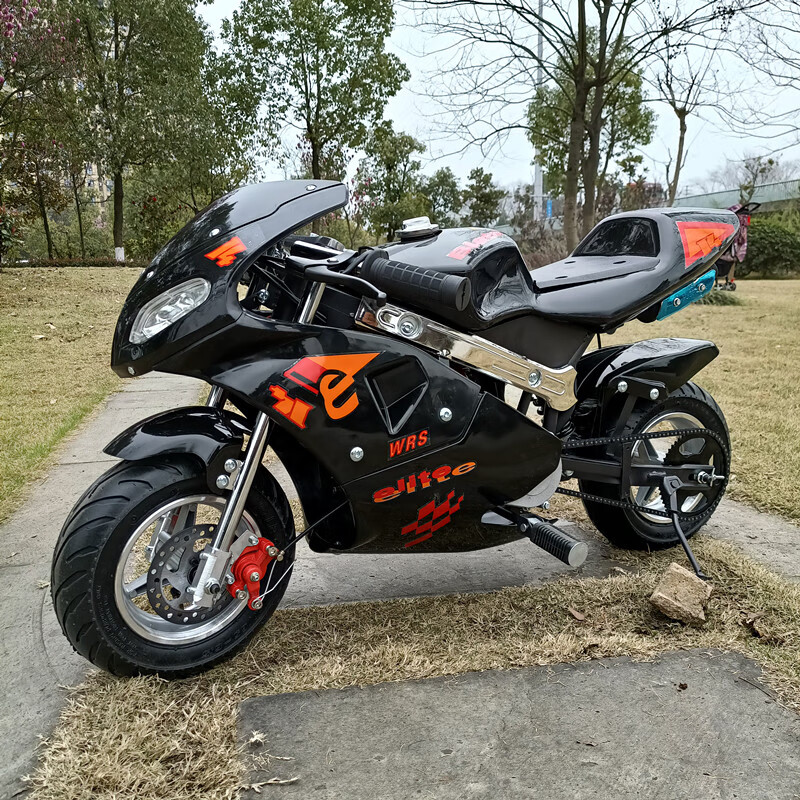 燃油 小孩骑的烧油摩托车20新款49cc小型迷你摩托小跑车汽油成人电动