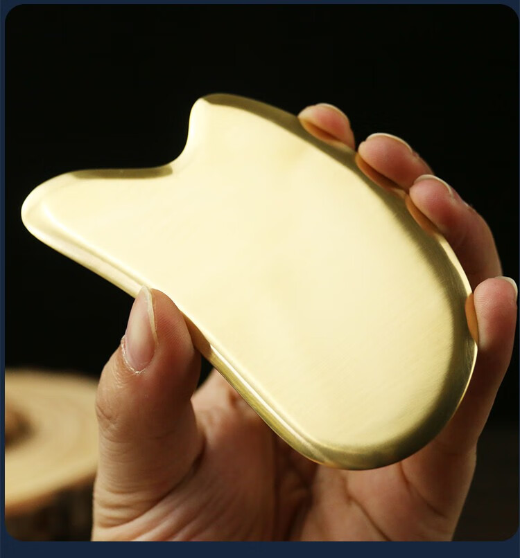 铜之美鱼型黄铜刮痧板纯铜问痧堂虎符腿部背部颈部胸部头部疏通家用