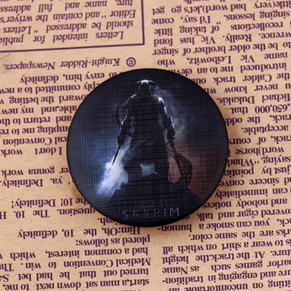 现货速发巫师3饰品胸针黑暗之魂3徽章书包巫师3