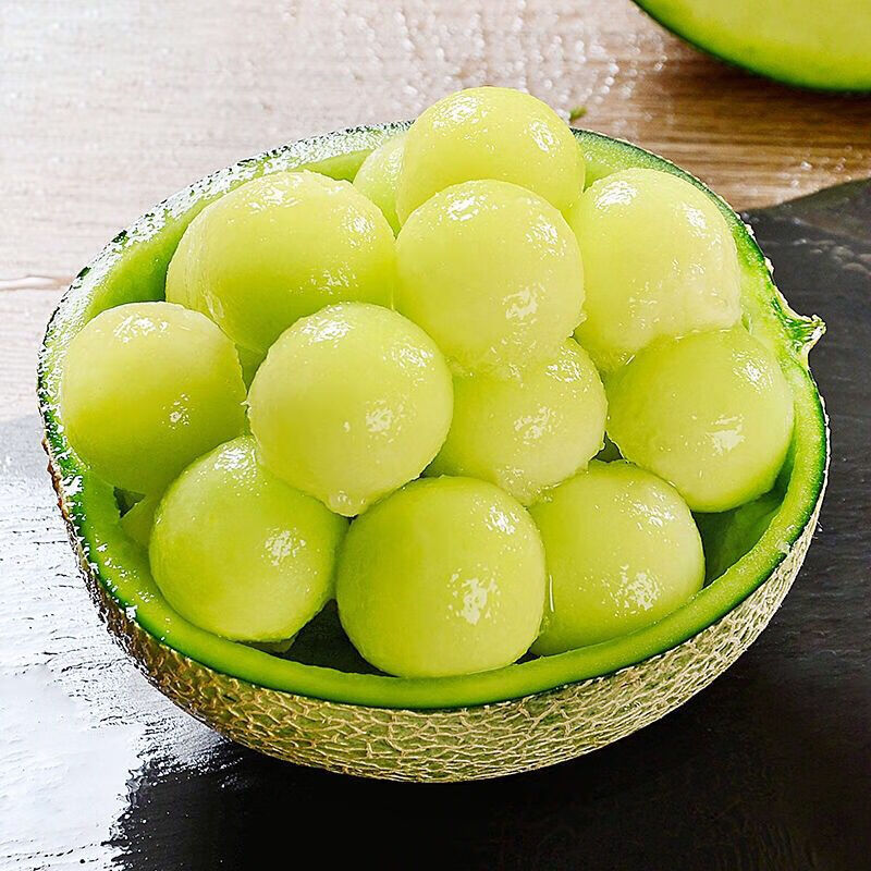 适用于 精选网纹玫珑蜜瓜冰淇淋2/4/6个装 香甜绿心哈密瓜当季时令