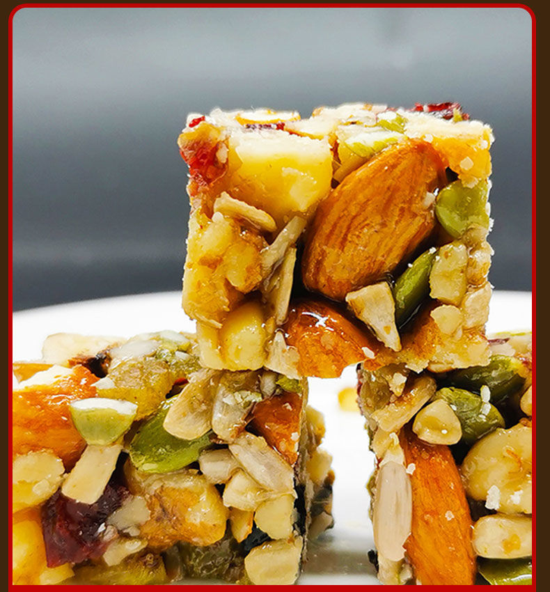 新疆切糕纯手工制作新疆特产美食坚果糕点核桃玛仁糖零食 新疆手工