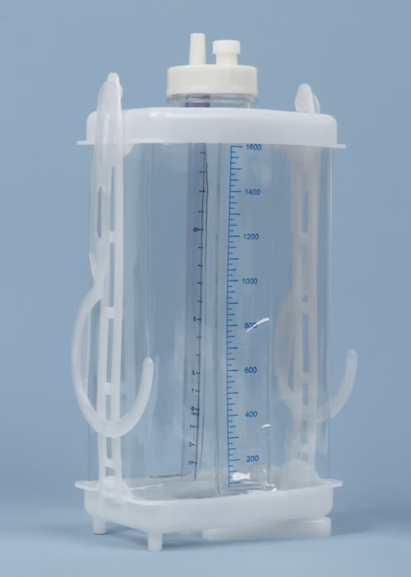 一次性使用胸腔引流装置医用闭式引流瓶水封瓶单腔双腔负压引流瓶