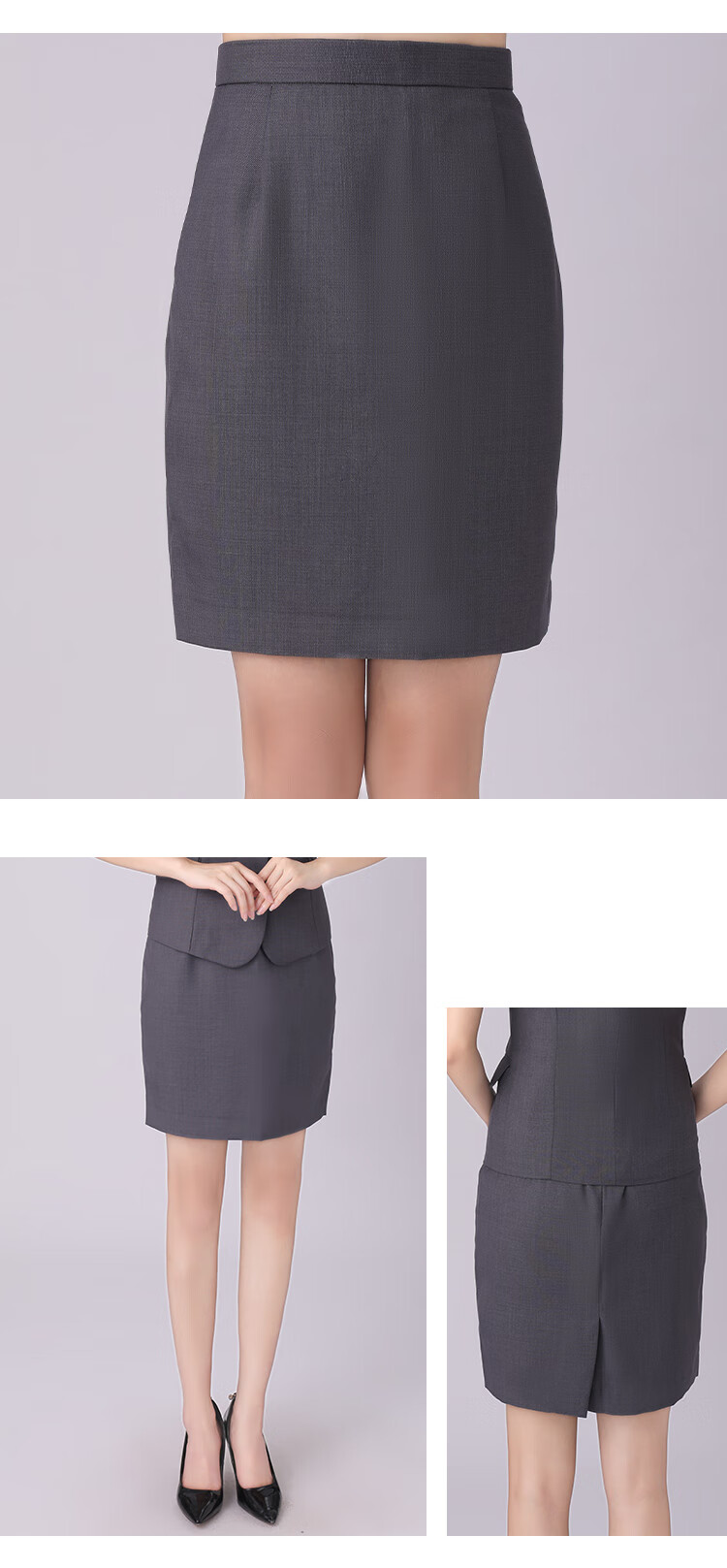 广发银行行服衬衫女新款白长袖通勤装银行职业装衬衣工装 裙子 xs_=34