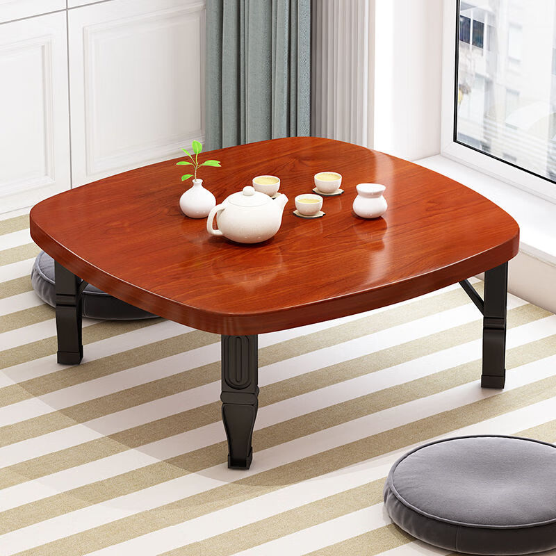 聚心祁折叠小炕桌吃饭小桌子床上书桌小炕桌榻榻米餐桌家用飘窗矮桌子