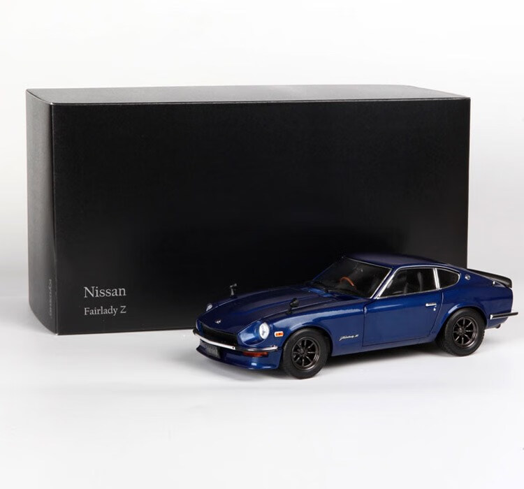 尼桑惡魔z京商1:18日鏟產灣岸nissan fairlady z-l合金仿真汽車模